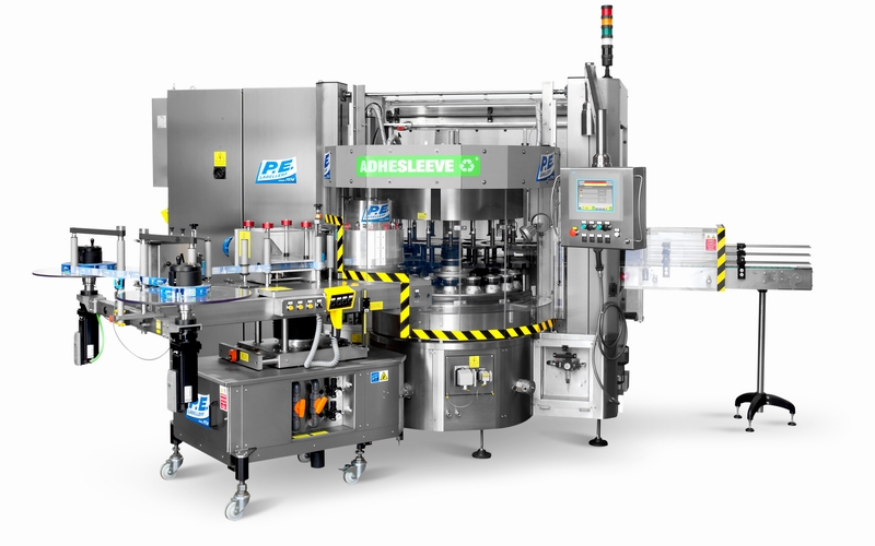 进口消毒液圆瓶定位贴标机 不干胶标签机维修