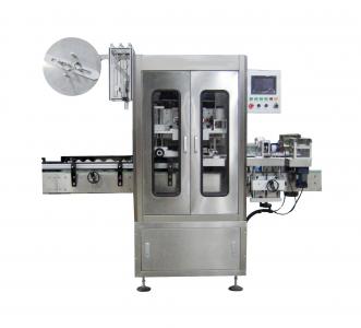 全自动果汁套标机检修