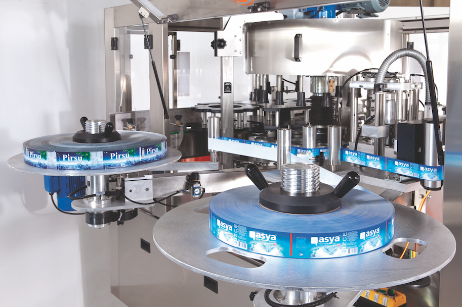 全自动热熔胶贴标机维修-卷瓶带立式小圆瓶贴标机配件